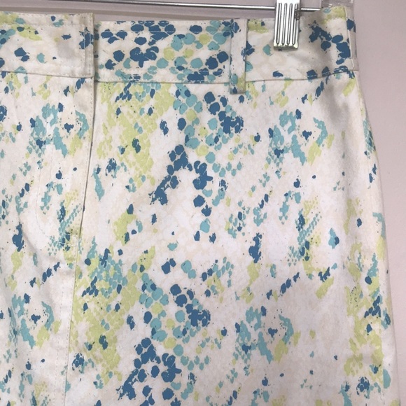 Magaschoni multi coloured stretchy mini skirt 4 - Picture 3 of 12